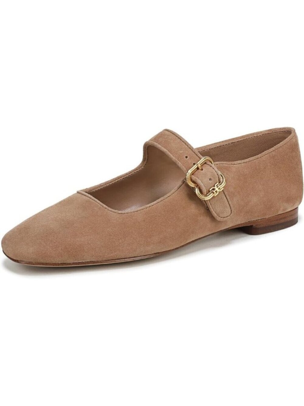 Sam Edelman Womens Cyprus Tan Leather Closed Pointed Toe Mary Jane Flat Shoes